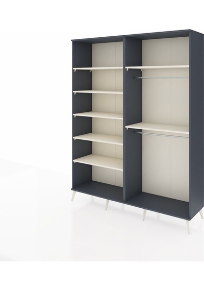 Hyperion Gardrop 7 Raflı 2 Askılı 176x44x221 Antrasit-antrasit/aytaşı Antrasit/aytaşı Hyperion Gardrop 7 Raflı 2 Askılı 176x44x221 Antrasit-antrasit/aytaşı Antrasit/aytaşı
