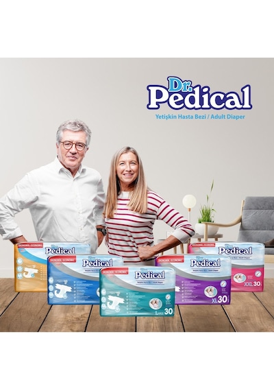 Dr. Pedical Belbantlı Tekstil Yüzey Hasta Bezi Ekstra Ekstra Large 2xl 30x3 90 Adet 2XL