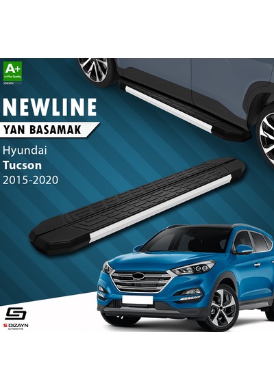 S-dizayn Hyundai Tucson 3 Newline Aluminyum Yan Basamak 173 Cm 20