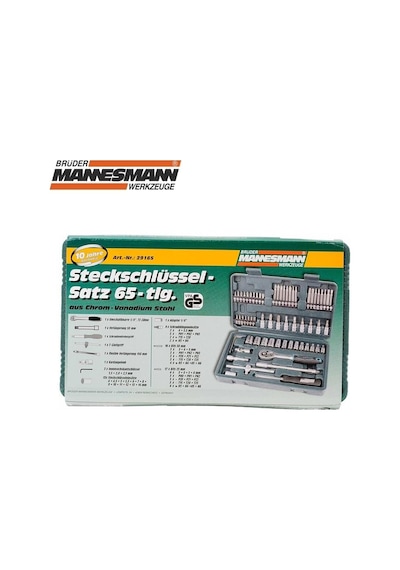 Mannesmann 29165 Lokma Takımı, 65 Parça
