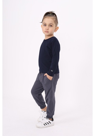 Toontoy Kids Toontoy Unisex Çocuk Tişört Lacivert
