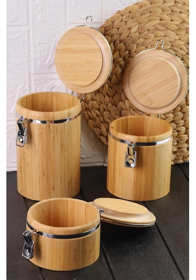 Bambum Sante - Saklama Kabı 3 Boy Mini Küçük Büyük Set