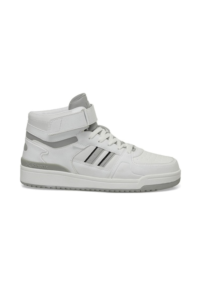 Kinetix Wılmo Pu Hı 5fx Beyaz Unisex High Sneaker Beyaz-a Grı Çok Renkli