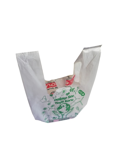 Bio Eczane Poşeti Baskılı Mini Atlet Poşet 22X35 Cm 1000 Adet