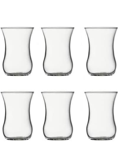 Paşabahçe 42021 Sade Çay Bardağı 120 Cc 6 Lı Şeffaf