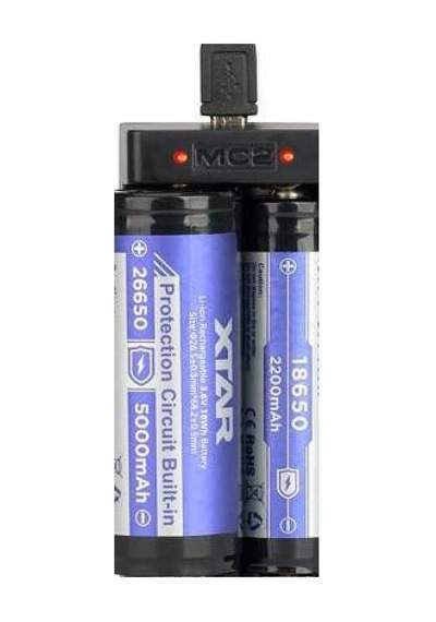 Xtar Mc2 İkili Li-ion Pil Şarj Cihazı Evimdeyokyok
