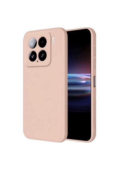 Uryport Xiaomi Mi 15 Pro Kılıf Nano İçi Kadife Silikon - Pudra