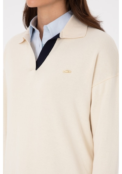 U.S. Polo Assn. U.s. Polo Assn. Kadın Kazak /triko 50314905-vr256 İnci