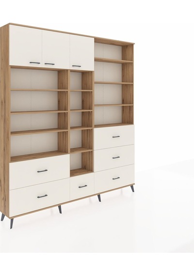 Arges Dolap 17 Raflı 6 Çekmeceli 3 Kapaklı 220x30x243 Çam-aytaşı/aytaşı Aytası/aytası Arges Dolap 17 Raflı 6 Çekmeceli 3 Kapaklı 220x30x243 Çam-aytaşı/aytaşı Aytası/aytası