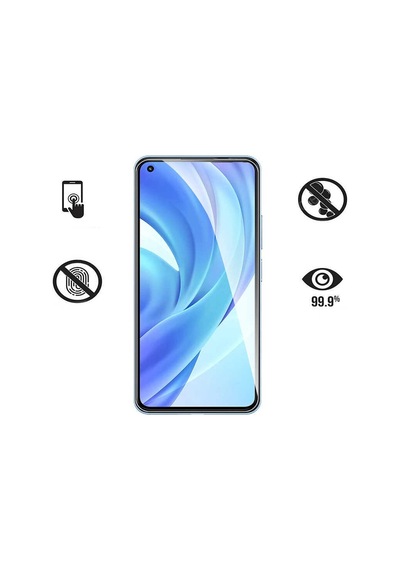 Ekılıf - Xiaomi Mi 11 Lite Uyumlu - Ekran Koruyucu Esnek Nano Micro Temperli Koruma - Şeffaf