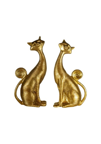 İkili Kedi Biblo C 0162 - Altın