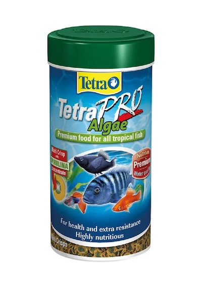 Tetra Pro Algae Crisps Otçul Balık Yemi 250 Ml - Bitkisel Formüllü Yüksek Direnç