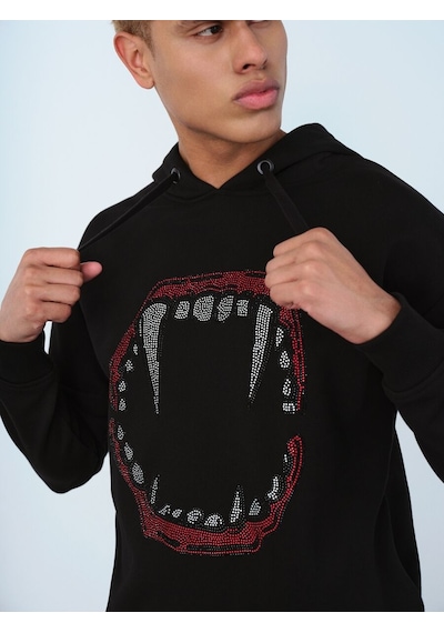 LOFT Oversize Erkek Sweatshirt Lf2036919 Q1.v1 Siyah