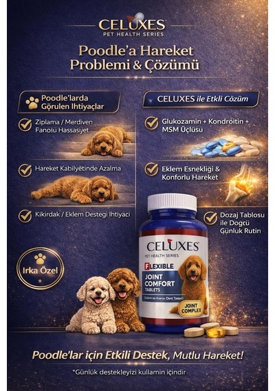 Flexible Premium Eklem Desteği Köpek Tablet 75 Adet - Poodle