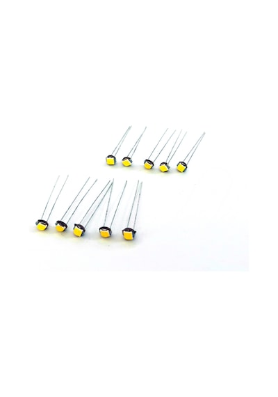 Femex Premium T5 T4 10'Lu İnce Bacaklı Kıl Led Mini Ampul Beyaz