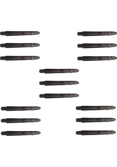 5 Set 15 Adet 48mm Siyah Şeffaf Polikarbon Pc Dart Shaft-şaft