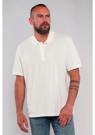 Gabria Polo Yaka Erkek T-shirt Beyaz