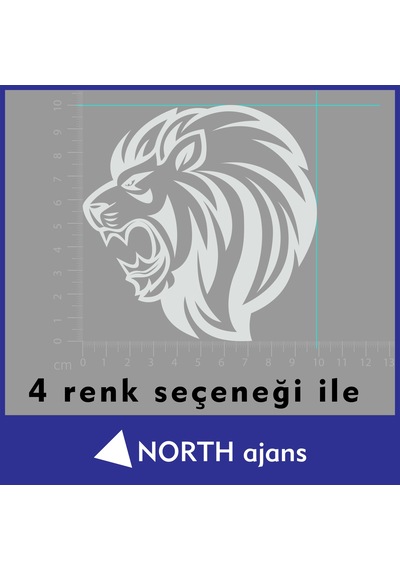 Beyaz Araç Sticker Etiketleri 10cm Model 14