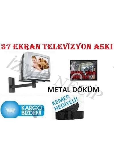 Beko Uyumlu 37 Ekran Tüplü Tv Duvar Askı Sehpa Aparat Metal
