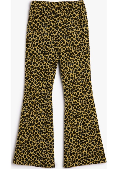 Koton İspanyol Paça Pantolon Leopar Desenli Beli Lastikli Yeşil Desenli 4wkg40285ak 4WKG40285AK9D7 Yeşil Koton İspanyol Paça Pantolon Leopar Desenli Beli Lastikli Yeşil Desenli 4wkg40285ak 4WKG40285AK9D7 Yeşil