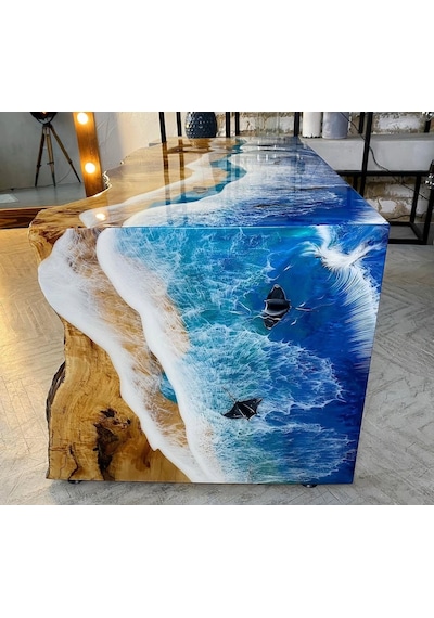 Glaresın Clear Epoxy Resın Ultra Şeffaf Hızlı 3 Kg Hobby Sanat Art Tepsi İnce Döküm Epoksi Reçine Kıt