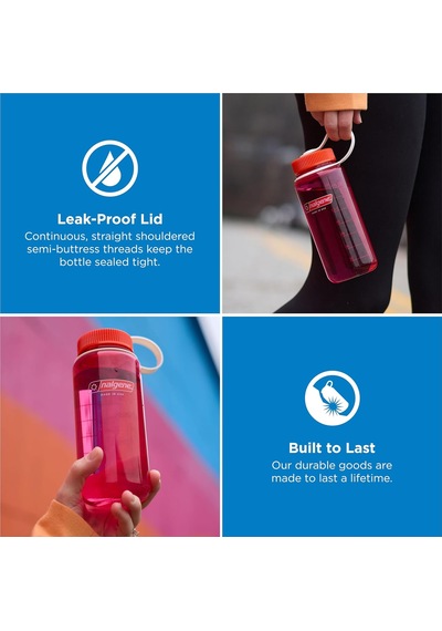 Nalgene Wh Sustain Içecek Şişesi Alabalık Yeşil 0,5 L Çok Renkli