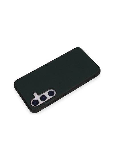 Newface - 616 - Samsung Galaxy S24 Kılıf Taft Kapak - - Edntrend - Koyu Yeşil