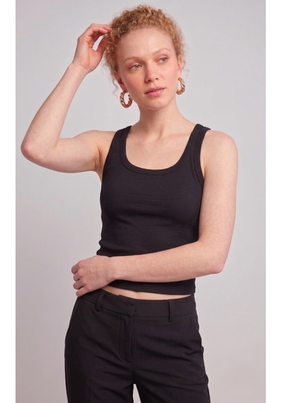 Nacar Store Kadın Fitilli Görünümlü Kaşkorse Kalın Askılı Basic Beyaz Bluz Atlet Siyah Nacar Store Kadın Fitilli Görünümlü Kaşkorse Kalın Askılı Basic Beyaz Bluz Atlet Siyah