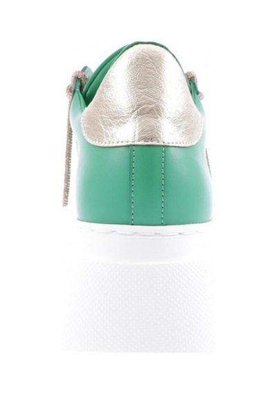 Dgn Es854-23y Kadin Kalin Taban Silver Taş Bağcikli Sneakers Ayakkabi ES854-2007-R12563 Yeşil Dgn Es854-23y Kadin Kalin Taban Silver Taş Bağcikli Sneakers Ayakkabi ES854-2007-R12563 Yeşil