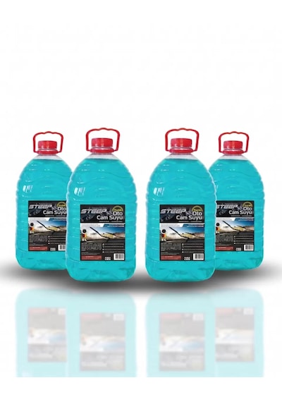Steep Oto Yazlık Cam Suyu 5 Lt 4 Adet