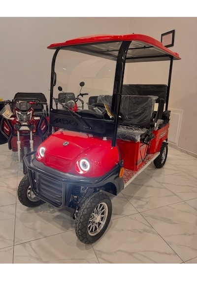 Arora Polo Plus Elektrikli Golf Arabası Kırmızı