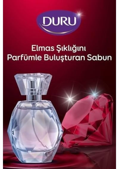 Diamonds Oriental Red Sabun, 90gramx4 Acı Badem