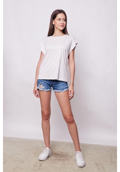 Jument Şık Likralı Span Kumaş Kolsuz Geniş Sıfır Yaka Düşük Omuzlu Basic Tshirt Bluz-şampaya Şampanya Jument Şık Likralı Span Kumaş Kolsuz Geniş Sıfır Yaka Düşük Omuzlu Basic Tshirt Bluz-şampaya Şampanya