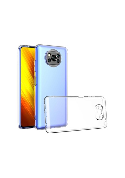 Adige Xiaomi Poco X3 Nfc Kılıf Kamera Korumalı Süper Silikon