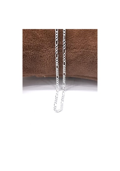 Omar Silver Unisex İnce Figaro 2,2 Mm 925 Ayar Gümüş Kolye Zincir