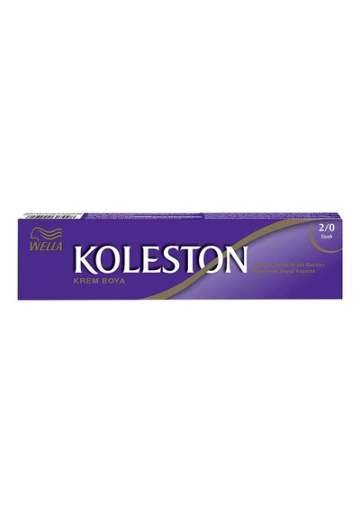 Wella Koleston Single Tüp Boya 2/0 Siyah - 8 Adet Tarı