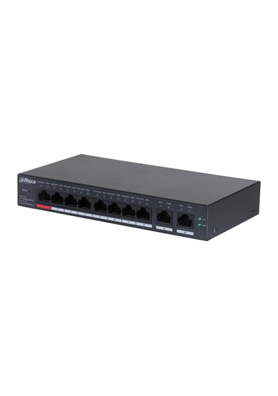 Dahua Cs4010-8et-110, 8 Port, Megabit, Poe 110w, 2 Port Uplink, Cloud Yönetilebilir, Switch
