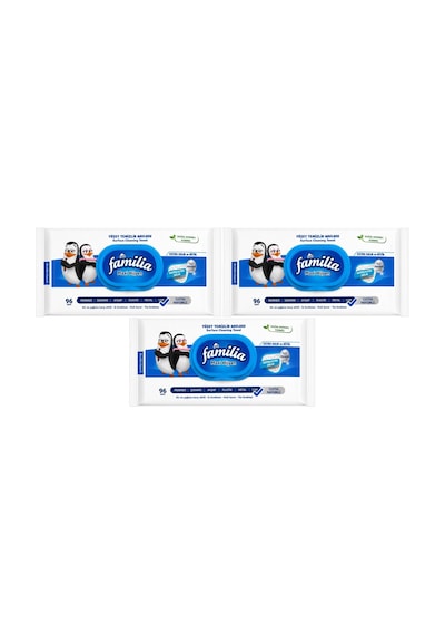 Familia Yüzey Temizlik Havlusu Maxi Hijyen 3 Lü Set 288 Yaprak Beyaz Dokulu