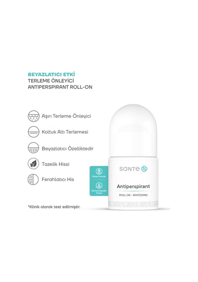 Provitamin B5 Içeren Koltuk Altı Beyazlatıcı Terleme Önleyici Antiperspirant Roll-on 50 Ml