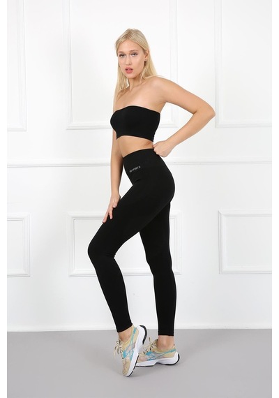 Aurafit 4036 Seamless Dikişsiz Push Up Toparlayıcı Yüksek Bel Uzu