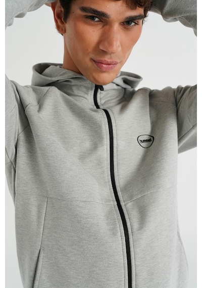 Hummel Inter Fermuarlı Hoodıe 921257-2006 Gri