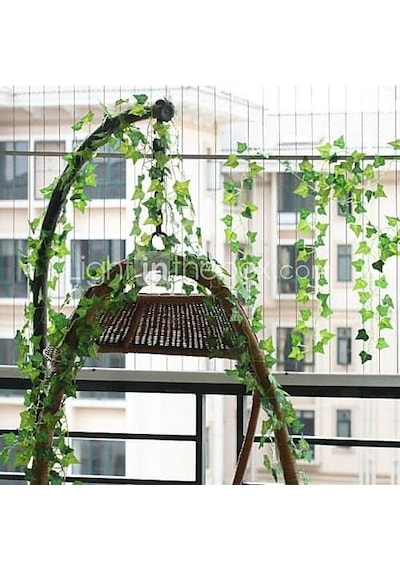 Ayrex Nettenevime Yapay Sarmaşık Üçgen Yaprak Yapay Çiçek Dekoru 230cm Diğer