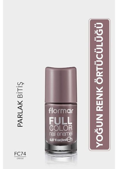 Flormar Full Color Parlak Bitişli Oje FC74