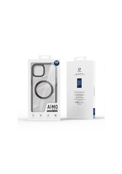 Dux Ducis Apple Uyumlu iPhone 15 Aimo Magsafe Premium Buzlu Sert Pc-tpu Kılıf