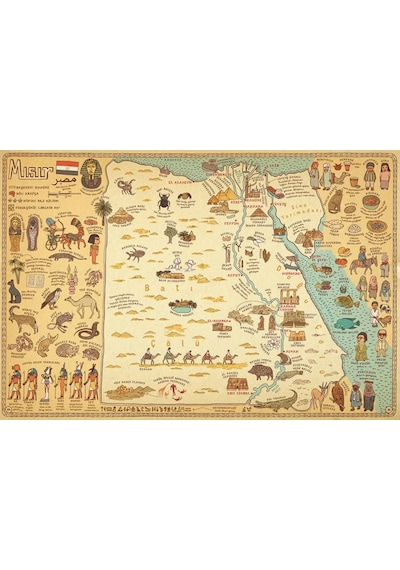 Atlas: Kıtalar-Denizler-Kültürler Arası Yolculuk Rehberi - Aleksandra Mizielinska -  Daniel Mizielinski - Domingo Yayınevi