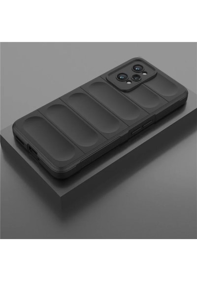Realme GT2 5G Uyumlu Silikon Kılıf - Kamera Korumalı Esnek Yeni Nesil Airbag Kapak - Mavi