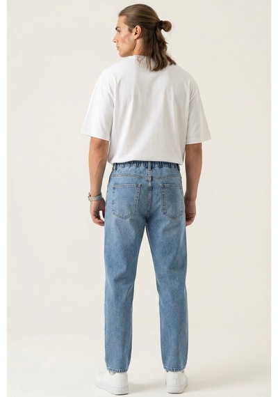 Bigdart Erkek Rahat Kesim Baggy Jean Pantolon 30075 - İndigo