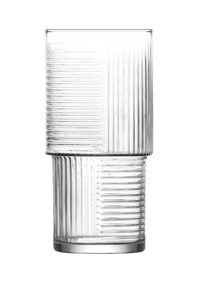 Lav Helen Cam Meşrubat Bardağı 6'lı 400 ml (Büyük Su/Kokteyl/Soğuk Kahve Bardağı )