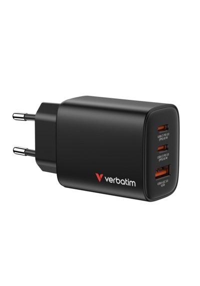 Verbatim Ess Gan Charger 65w Eu Siyah 32352 -