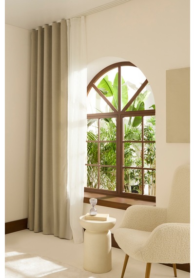 Kaşmir Home Holly Ada Fon Perde Gri 150x270 Cm Gri
